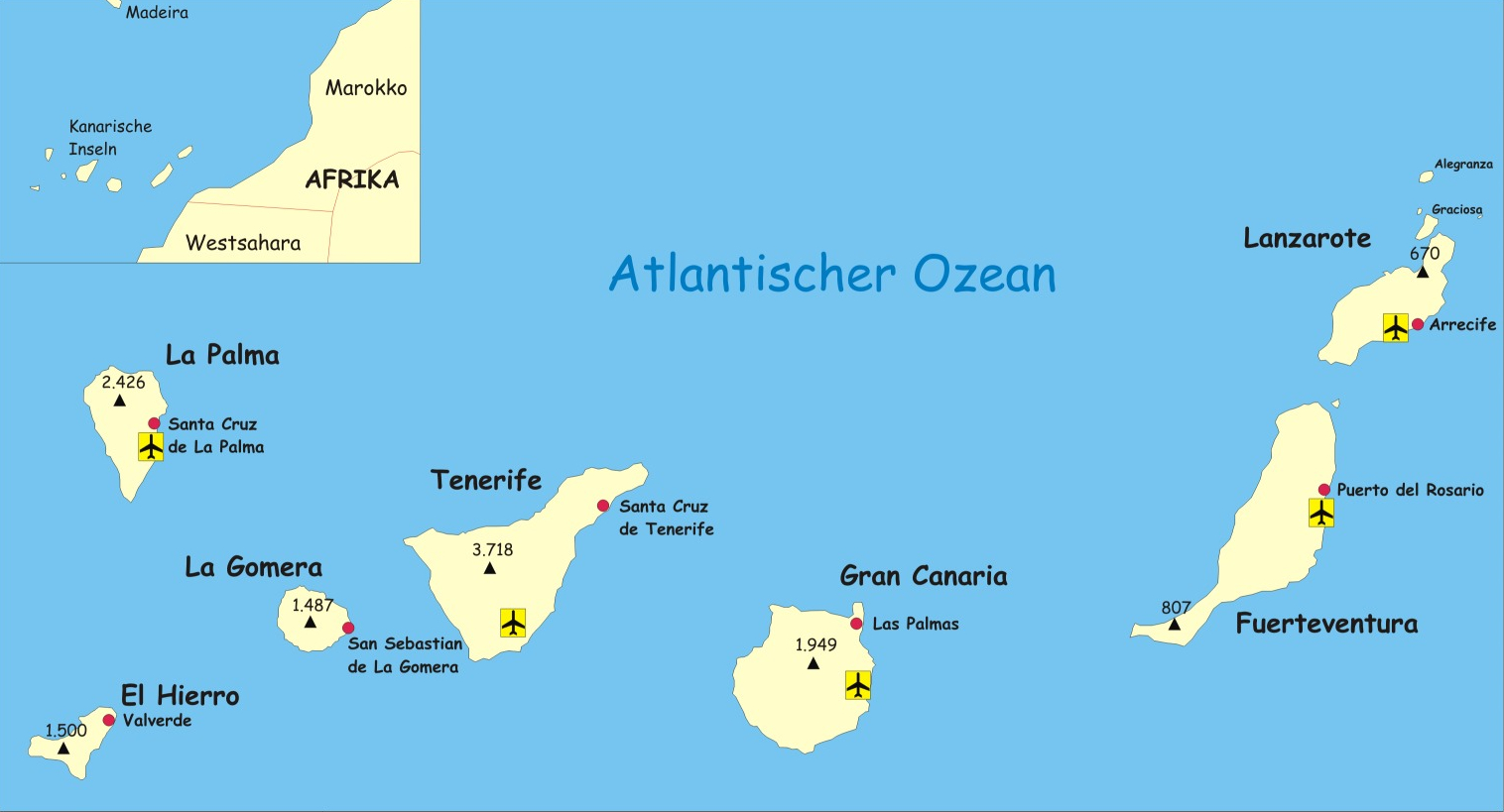 Urlaub auf den Kanaren - Sand, Strand und Meer auf den spanischen Inseln genießen