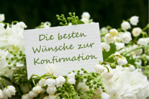 Mit der richtigen Konfirmationskarte richtig lange Freude bereiten!