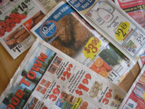 Weekly grocery ads are more practical than monthly ones