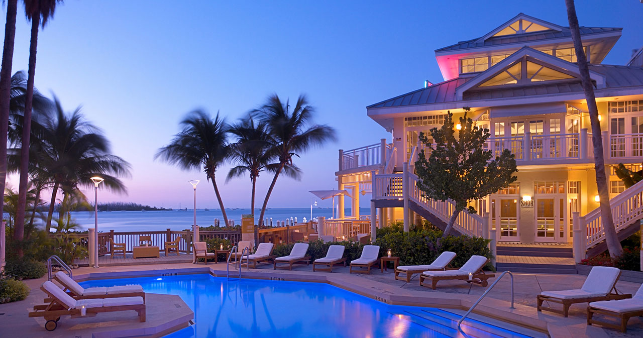 Key West hotels are an option for the financially well healed